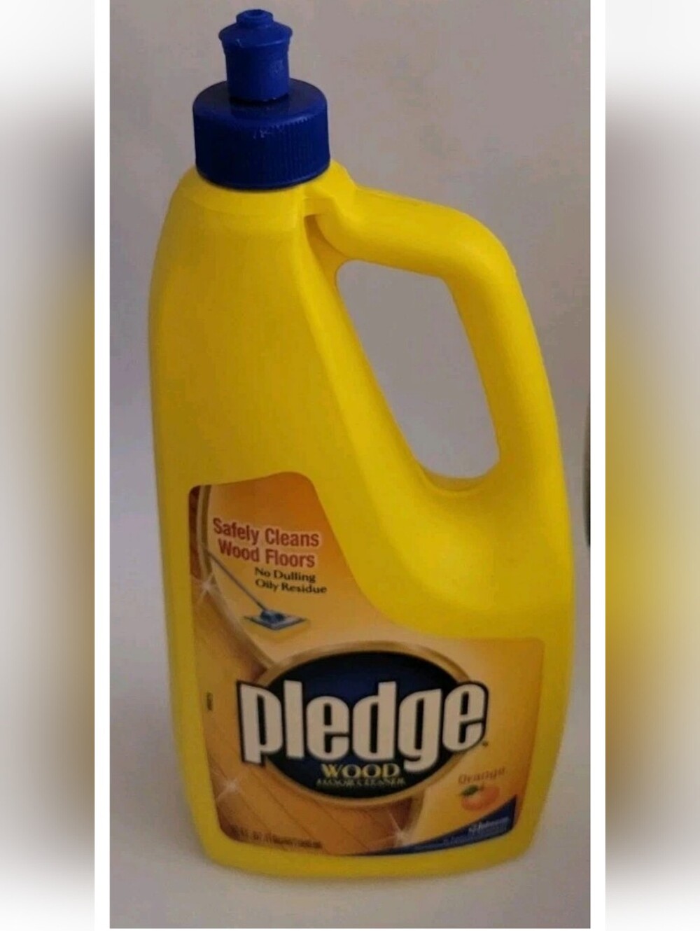 Pledge Wood Floor Cleaner Orange No Dulling Oily Residue 32 Fl Oz SC Johnson New